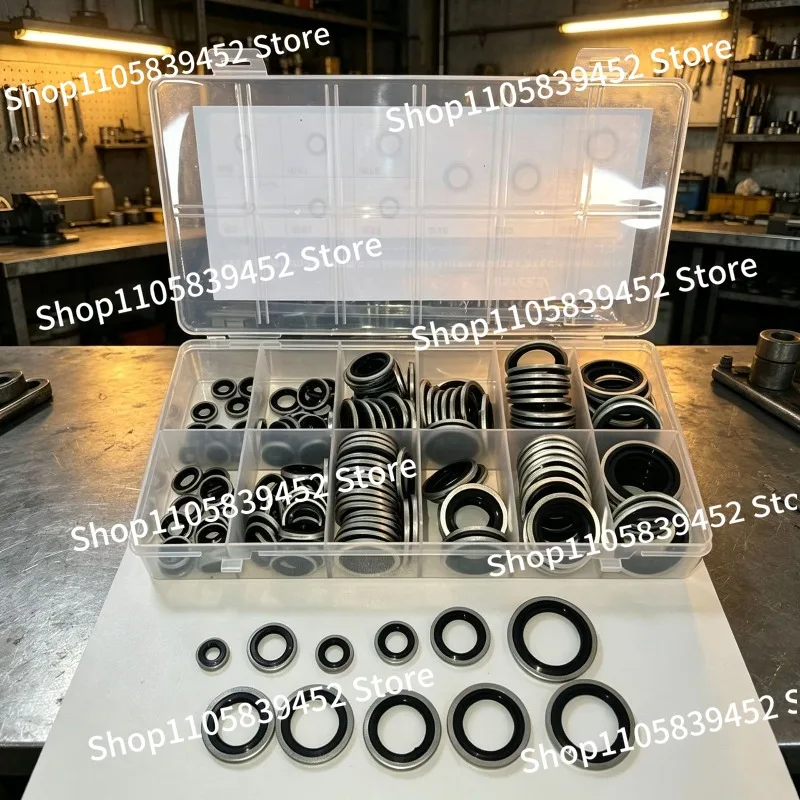 For Galvanized Combination Pad Repair Box Set Combination Pad Metric Self-fixing Core Combination Pad