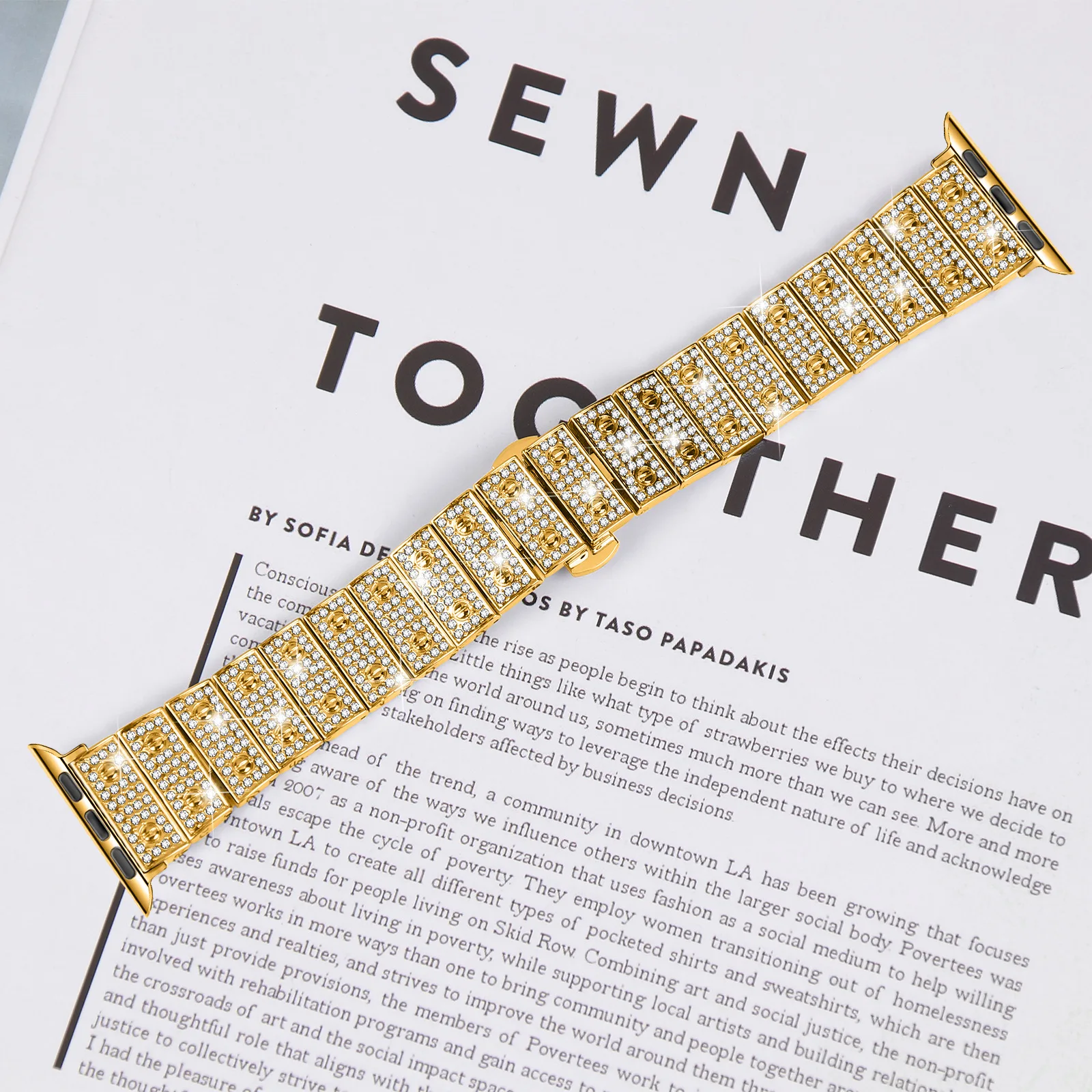 diamond Strap Band For Apple Watch Band Series 12 11 10 9 8 7 6 SE 5 Bracelet Ultra2 inlaid 38 42 49mm