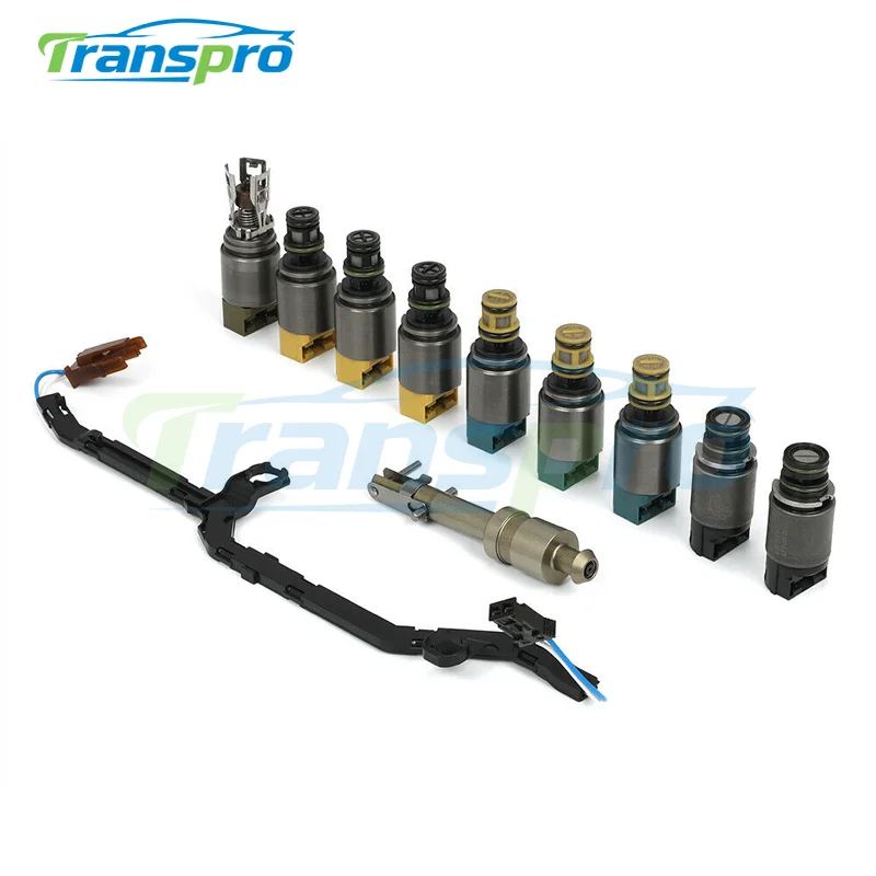6HP19 6HP26 6HP32 1068298043 11PCSTransmission Solenoid Kit With Harness Suit For BMW Jaguar