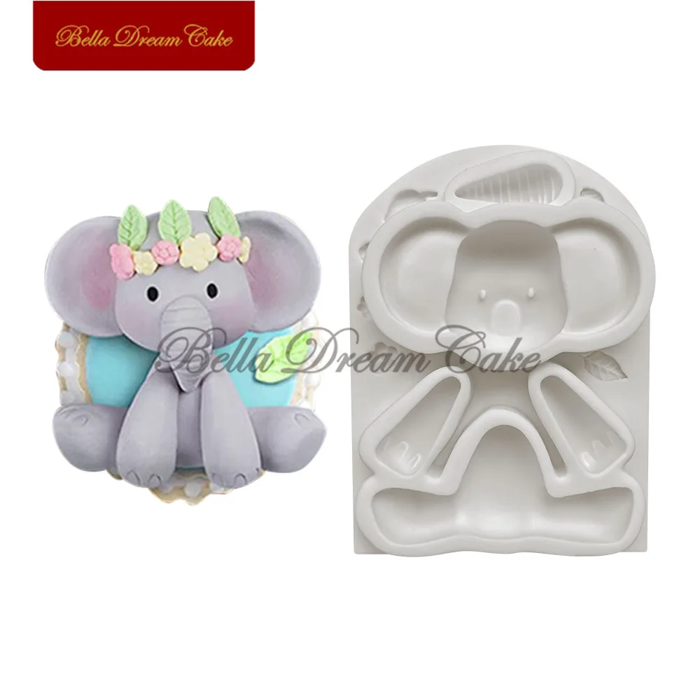 3D Jungle Animals Lion/Zebra/Monkey Design Silicone Mold Chocolate Fondant Mould DIY Clay Model Cake Decorating Tools Bakeware