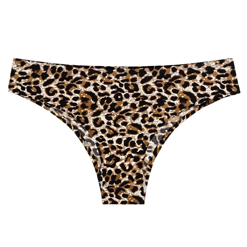 Leopard Cotton Low-waisted Seamless Women Shapers High Waist Control Knickers Pants Pantie Brief Body Shapewear Lady Underwear