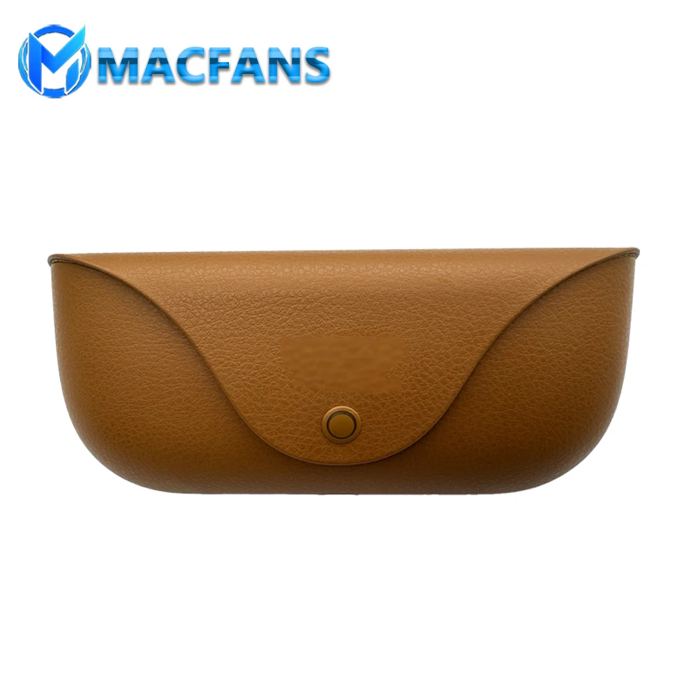 Popularne, personalizowane etui ładujące tylko do okularów Meta Ray-Ban Meta Wayfarer, brązowe