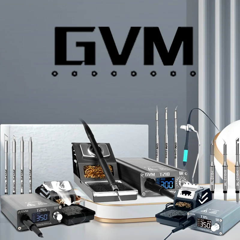 

GVM OSS Smart Soldering Station, Compatible C115/C210/C245 Handles, Repair Phones and BGA PCB For JBC T210 T245 T115