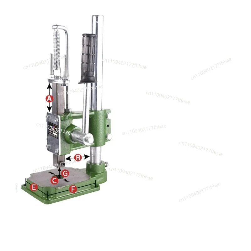 Solid Weighted Punch Manual Press Small Hand Beer Machine Stamping Hand Press Press Table 16 Type 32 Punch