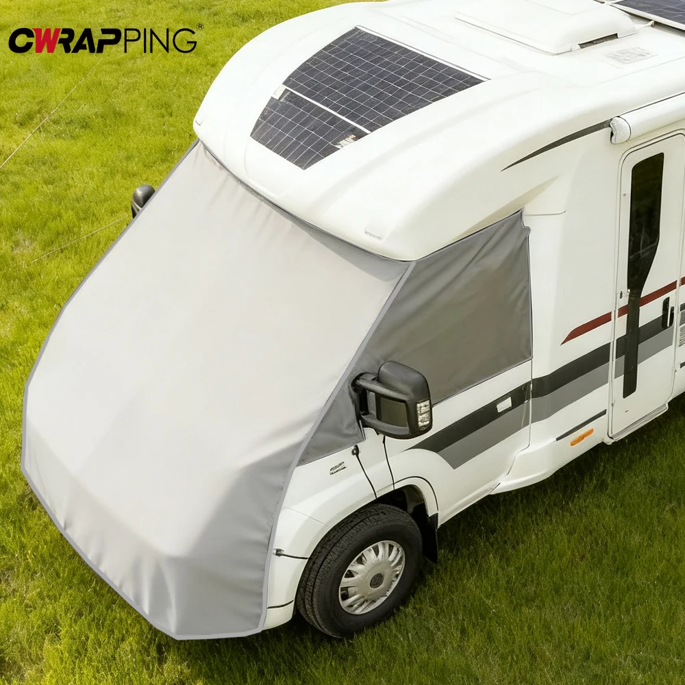 

RV Car Bonnet Cover RV Motorhome Accessories Windscreen Frost Cover Campervan Gadgets Camping Car Accessory Caravan Equipment