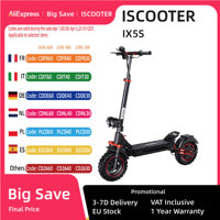 iScooter ix5s 1000W Powerful Electric Scooter 15AH Battery Adult Electric Scooter 45km/h Electric Shock Absorption
