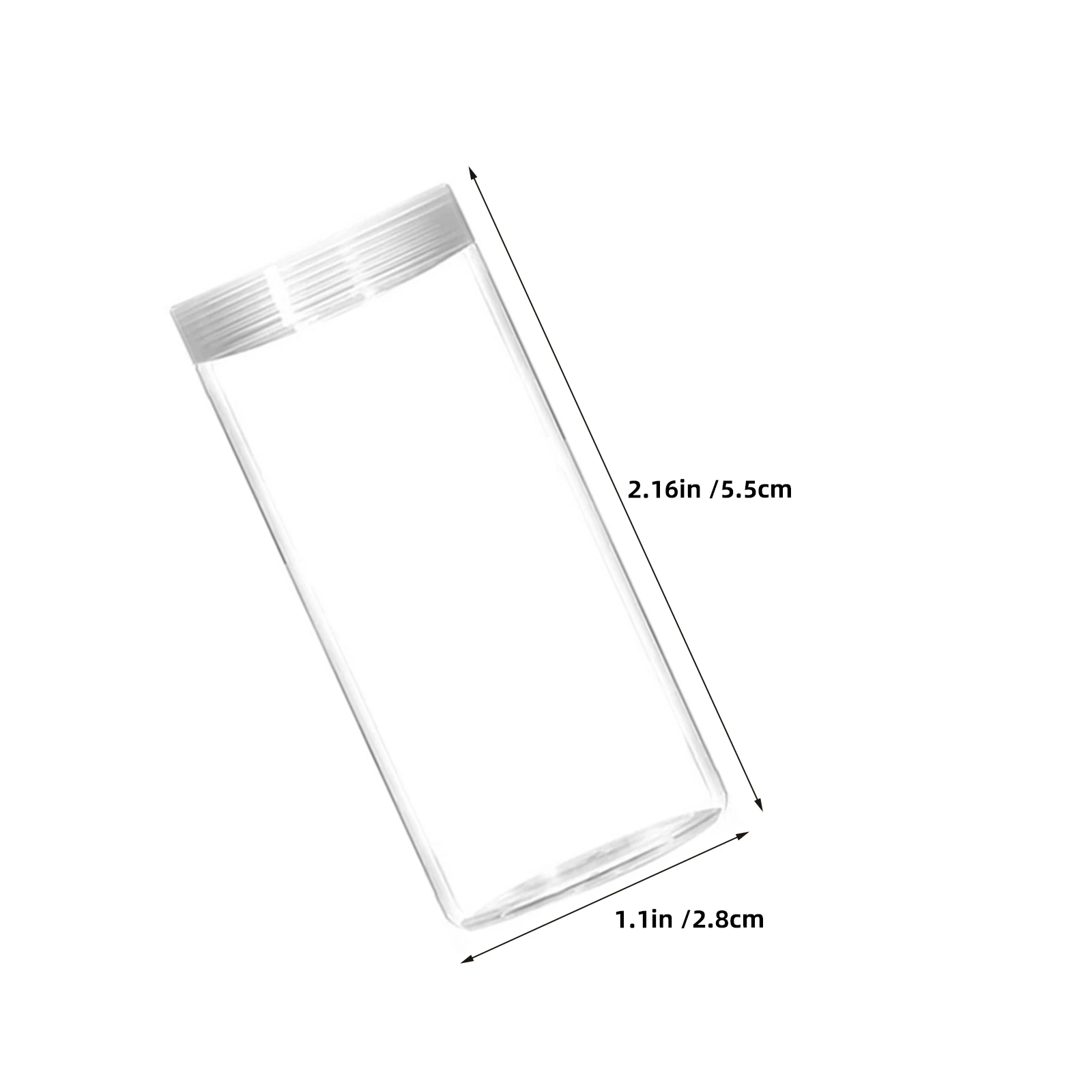 10Pcs Plastic Coin Storage Tubes Secure Fit for All Coins Easy Access Display Container Collecting Essential Coin Tubes