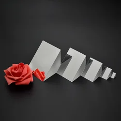 Right Angle Reflective Prism Optical Glass Bevel Aluminized Film Reflection 90 Degree Optical Right Angle Triangular Prism