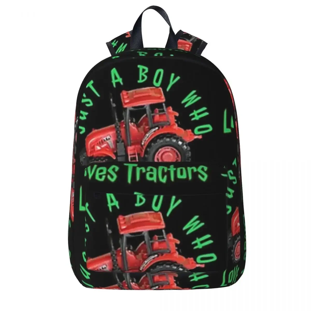 

Just A Boy Who Loves Tractors. Backpack Fashion Children School Bag Laptop Rucksack Travel Rucksack Large Capacity Bookbag