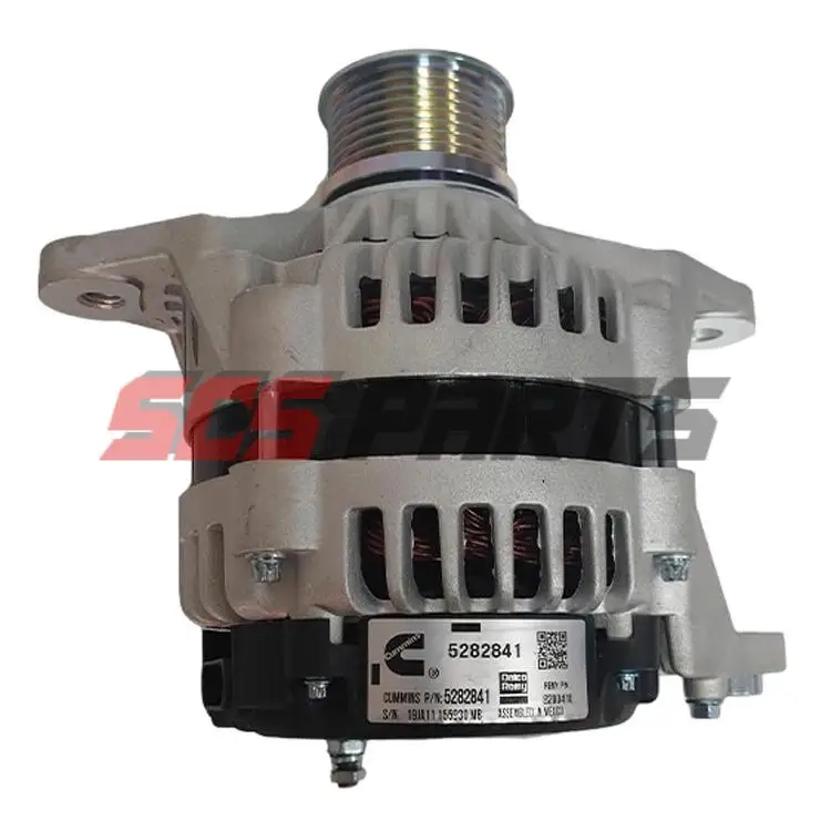 

5282841 Генератор 24В 70А Fit Delco Remy 8200410 Двигатель Cummins QSM11 3972735 , 2874863 , 4936879 , 4993343