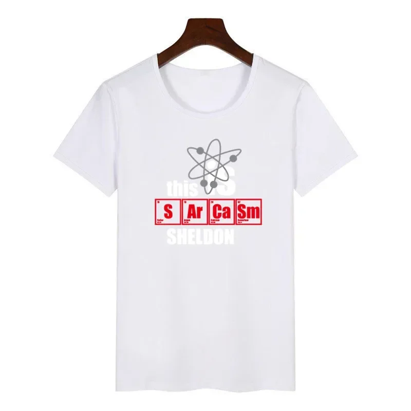 2024 Women The Big Bang Theory Graphic Tee Shirt Femme Funny Harajuku This Is Sheldon T Shirt Korean Tops Streetwear Gift cotton