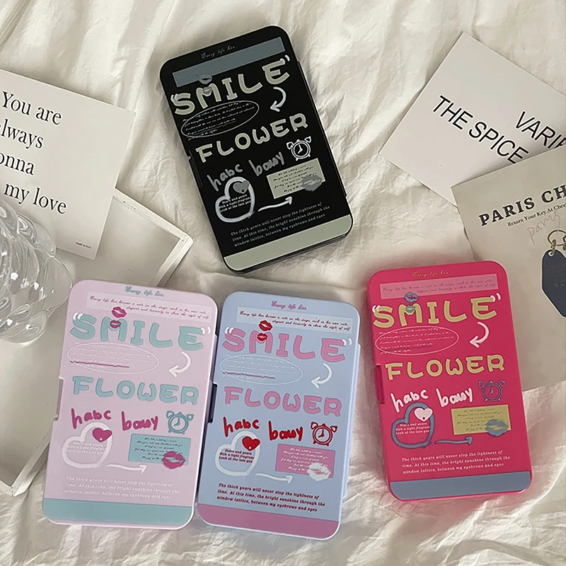 Creative Text Simple Portable Contact Lens Box Companion Care Box Contact Lens Box