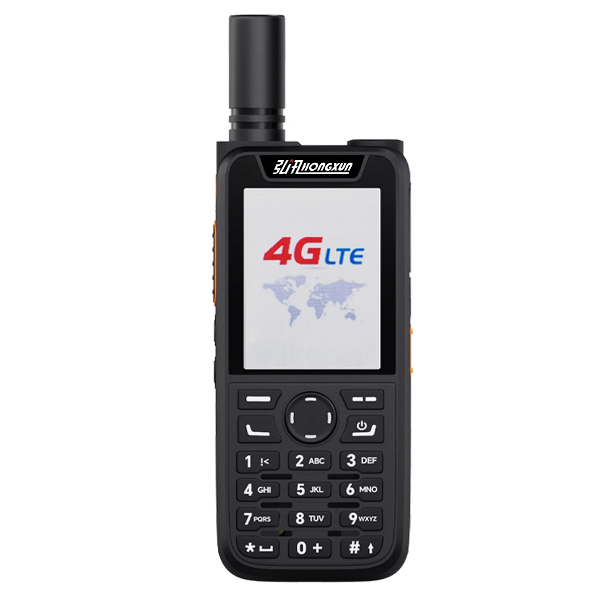 ZELLO Walkie Talkie HX-T99 4G POC 5000KM Bluetooth GPS SOS IPX68 Collegamento wireless Android 9 Chiamate cellulari Torcia incorporata