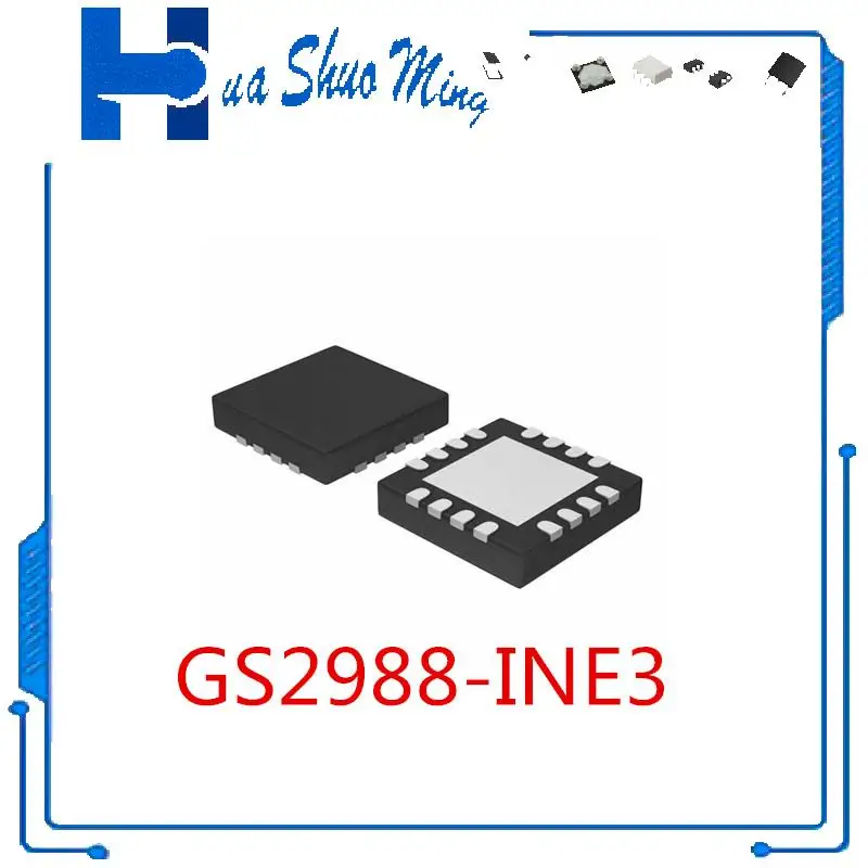 5Pcs/Lot  GS2988 GS2988-INE3  QFN16