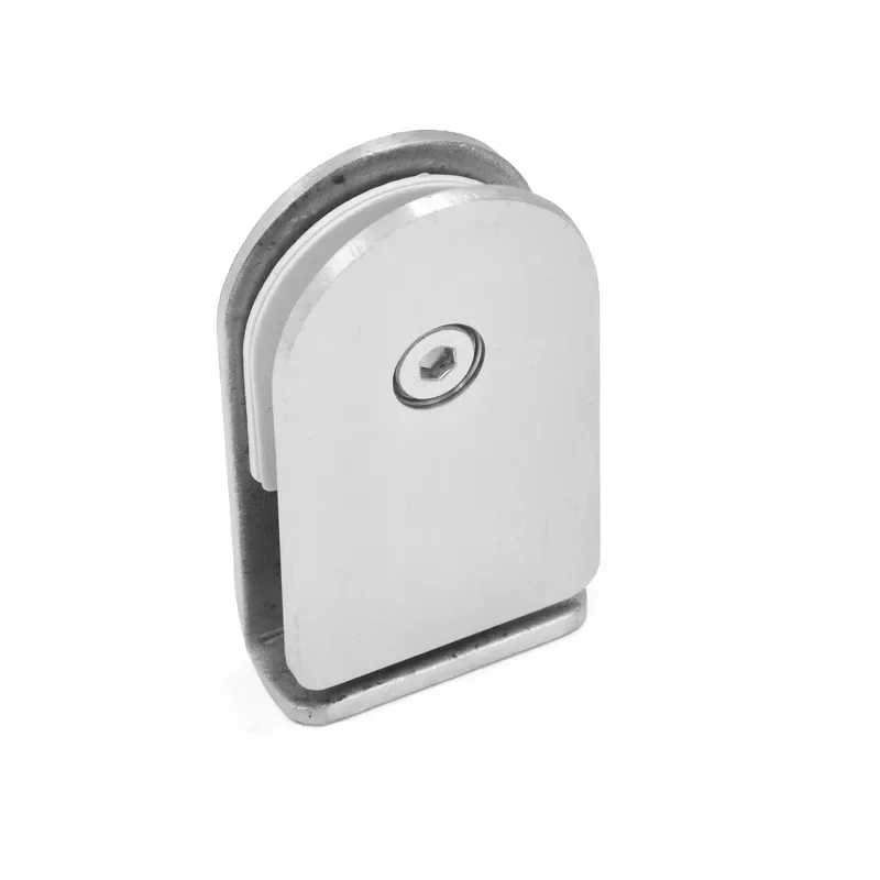 10pcs SS304 Display Cabinet Glass Door Hinge 360 ° Rotary Clip Shower Room Bathroom Clip Heaven Earth Upper Lower Door Shaft