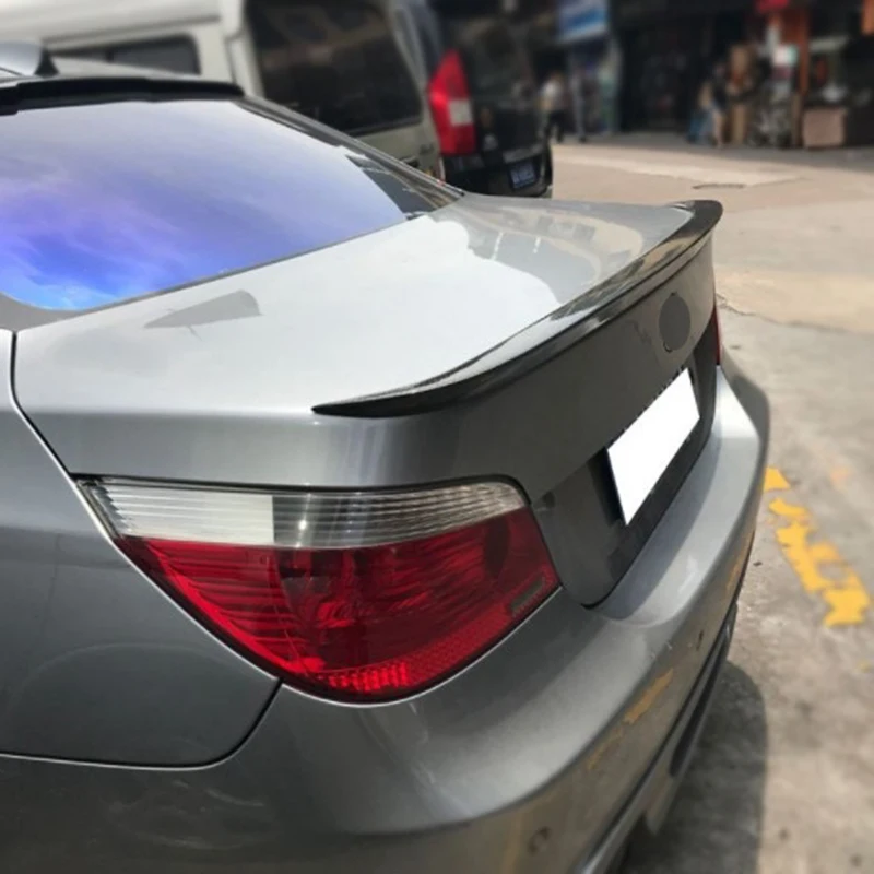 For BMW 5 Series E60 520 525 530 2004 to 2010 year Car M5 style Spoiler Wing High Quality ABS plastic Tuning Accessories Stylin