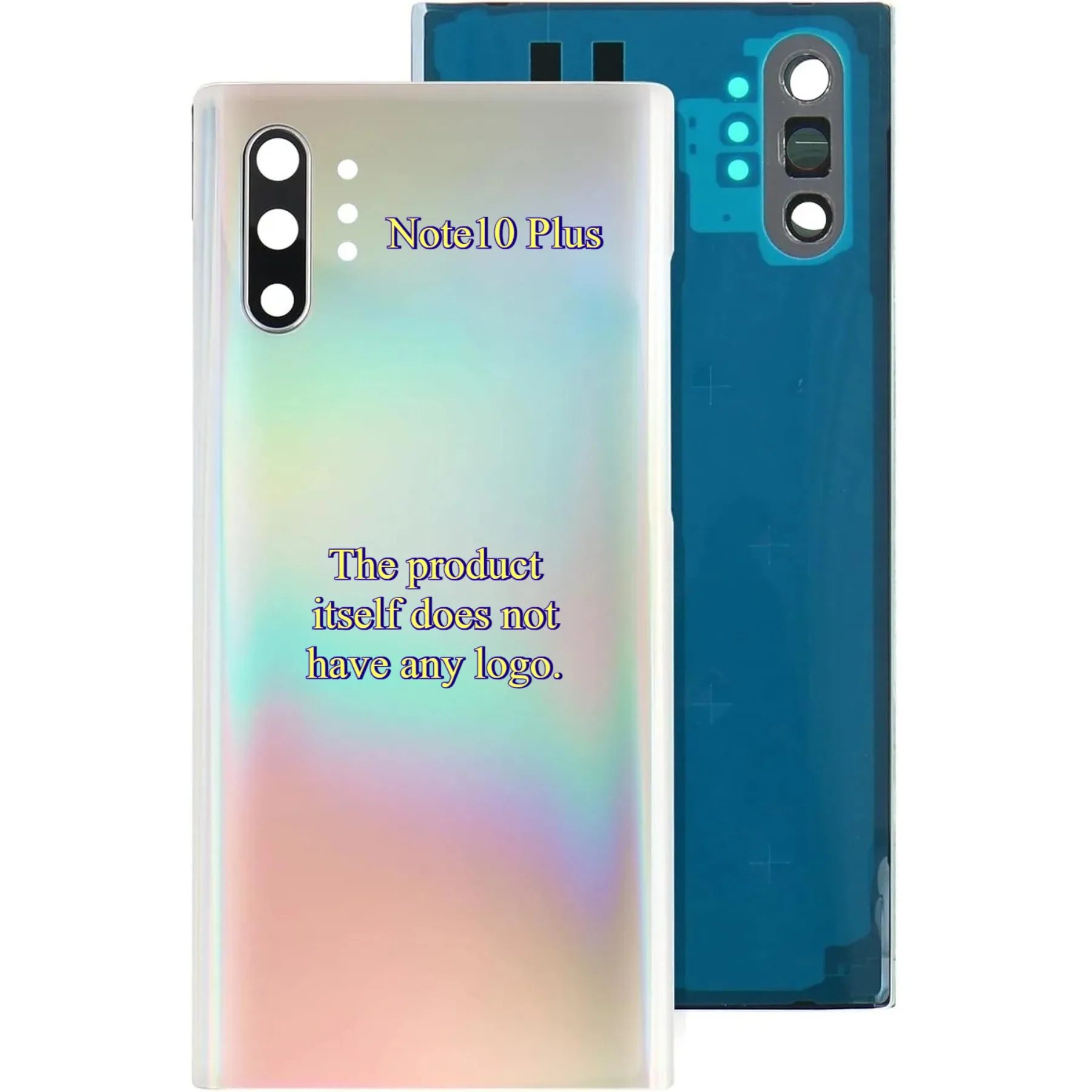 Note 10 Plus 5G Aura Glow Back Cover with Repair Tools, No Logo Aftermarket Replacement
