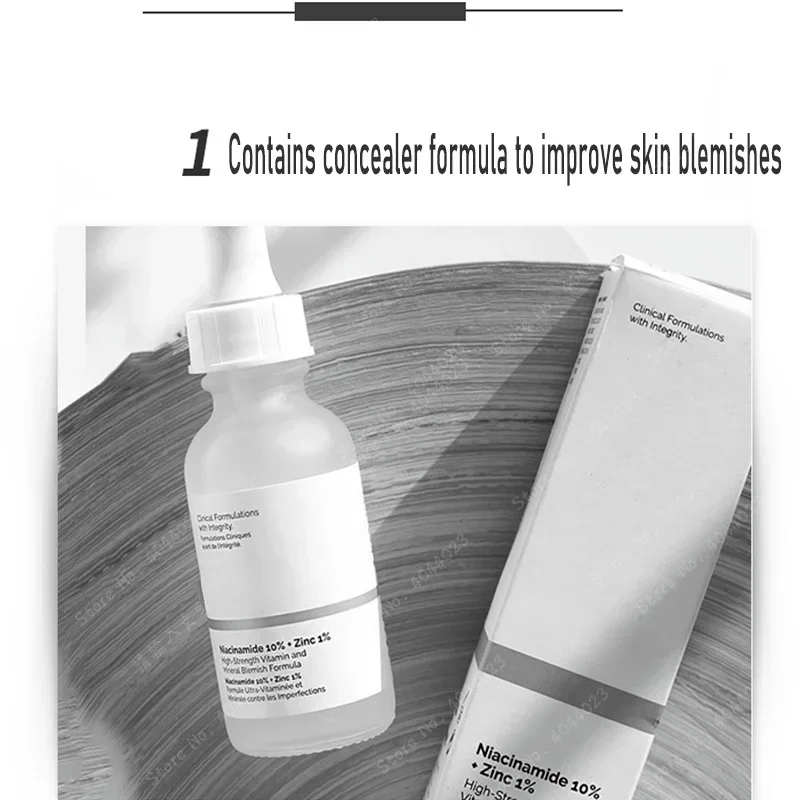 Niacinamide Magnesium Whitening Essence, Brightening and Shrinking Pores, High Strength Vitamins and Minerals