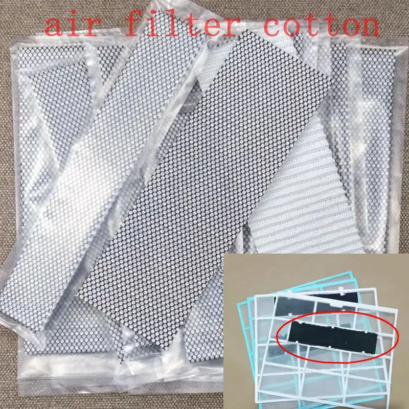 2Pcs Air Conditioner Filter Sterilization Cotton Sheet Antibacterial For GREE Midea Hisense Mitsubishi Panasonic Daikin Hitachi