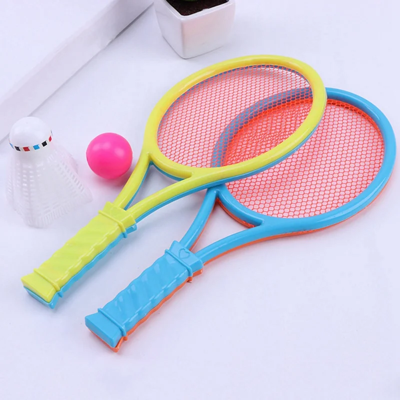 1pcs Children\'s Badminton Tennis Racket Beginner Training Outdoor Beach Tennis Kindergarten Baby Parent Child Interactive Toys