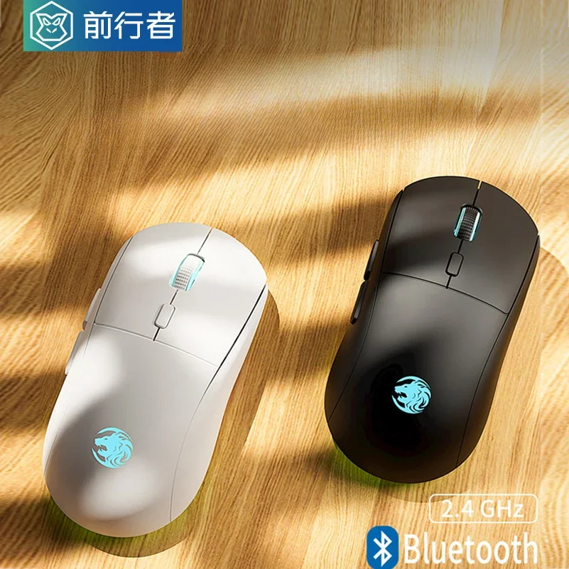 EWEADN G301 Wireless Mouse Rechargeable Dual-mode Bluetooth Mouse Silent Office Chicken E-sports Gaming Mouse PC Laptop Gifts