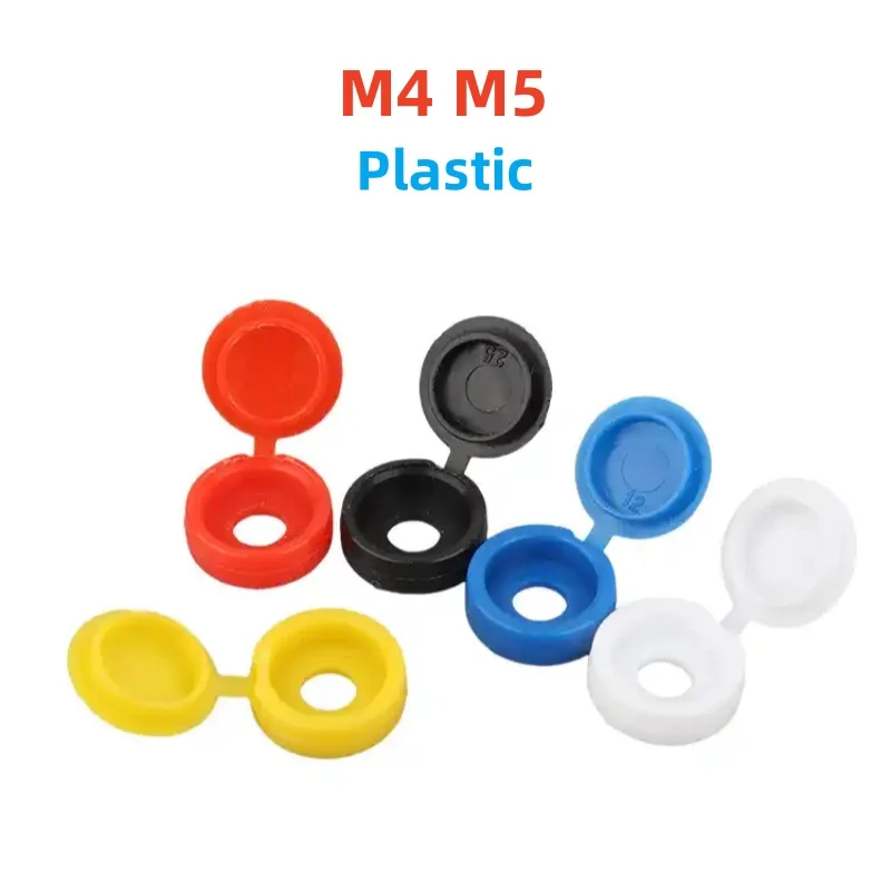 M4 M5 Thickened Screw Decorative Cap Cap Self-tapping Nail Hole Plug Plastic One-piece Screw Cap Nut
