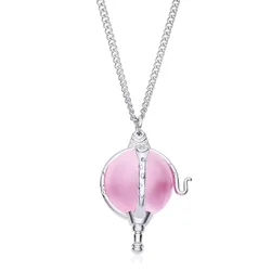 New Pink Crystal Heart of Kandrakar Pendant Classic Luxurious Cosplay Necklace W.I.T.C.H. Series Jewelry Christmas Gift