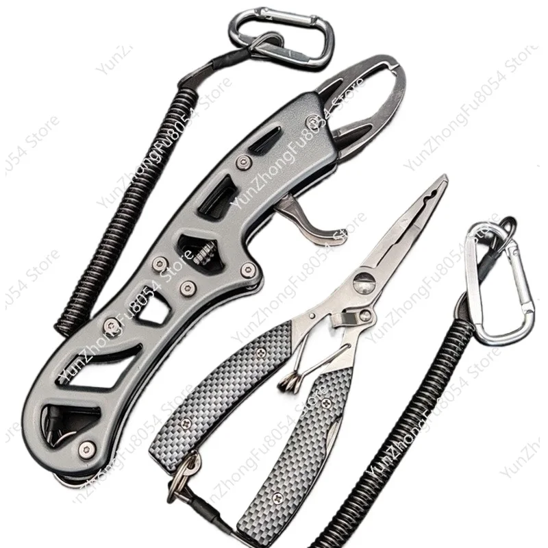 

New Plaid Stainless Steel Luya Clamp Fish Control Device, Open Ring, Wire and Hook, Special for Outdoor Fishing