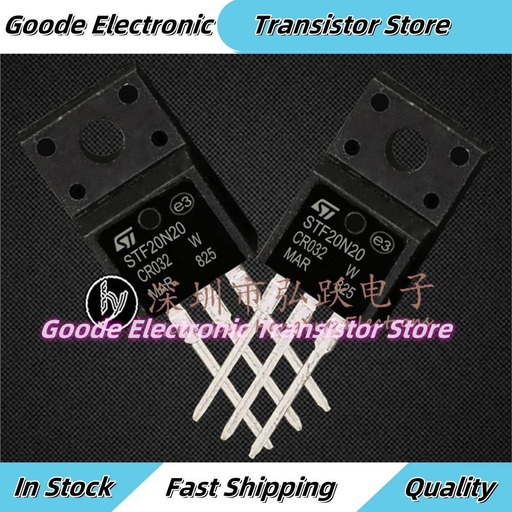 10PCS 20N20 STF20N20 TO-220F  20A 200V  Fast Shipping Best Quality