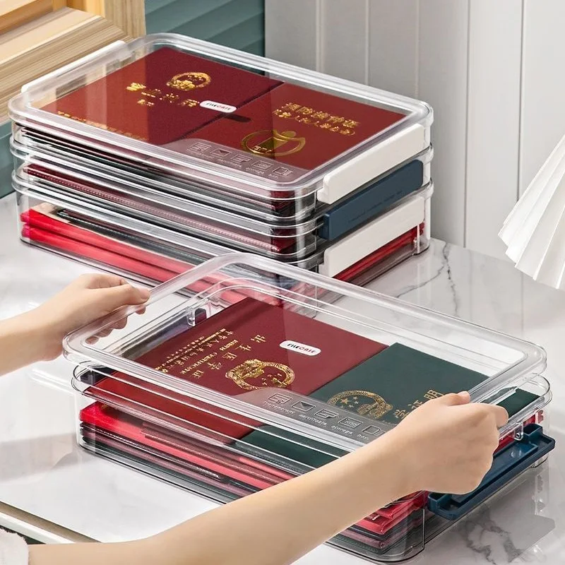 Marriage certificate Household registration book Property certificate Passport  Transparent visible dustproof display box