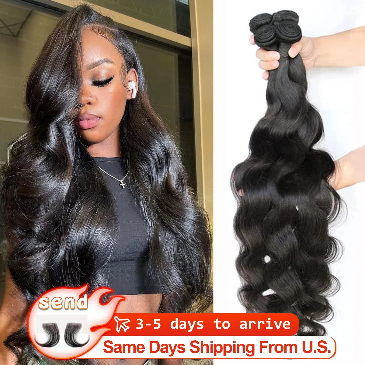 

16A 30-дюймовые пучки объемной волны 3/4/5 пучков наращивания необработанные бразильские девственные волосы плетения настоящие натуральные пучки человеческих волос