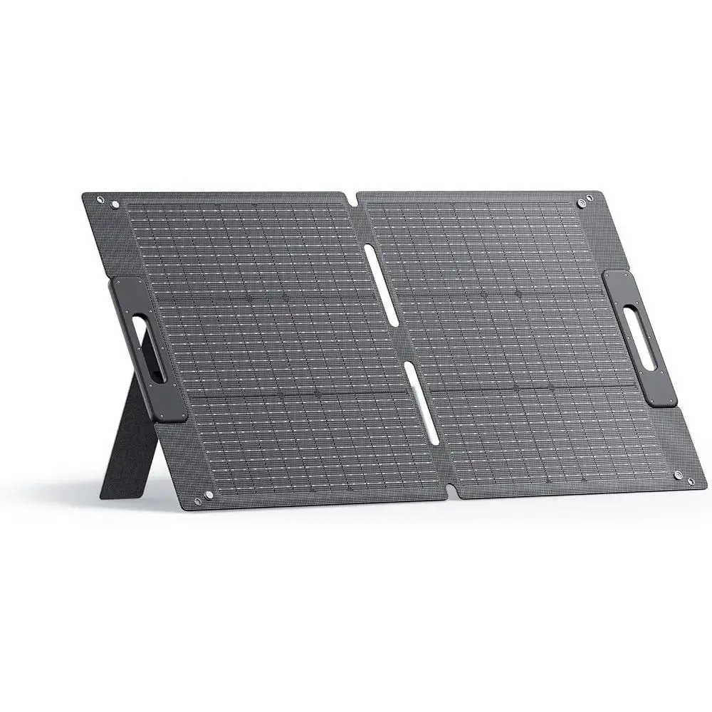 100W Foldable Solar Panel Portable Solar Charger Monocrystalline High Efficiency IPX67 Waterproof Compatible with Solar