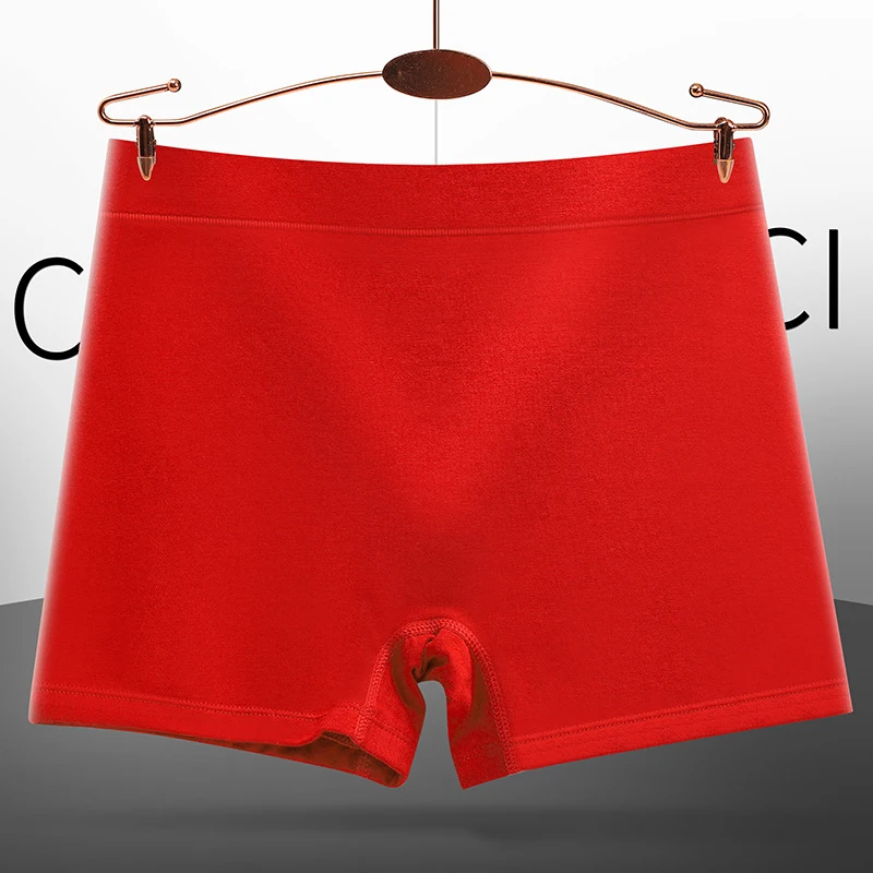 Large Size Boxer Shorts Women Cotton Soft Boyshorts High Waist Female Underwear Under Skirt Breathable Ladies Safety Short Pants