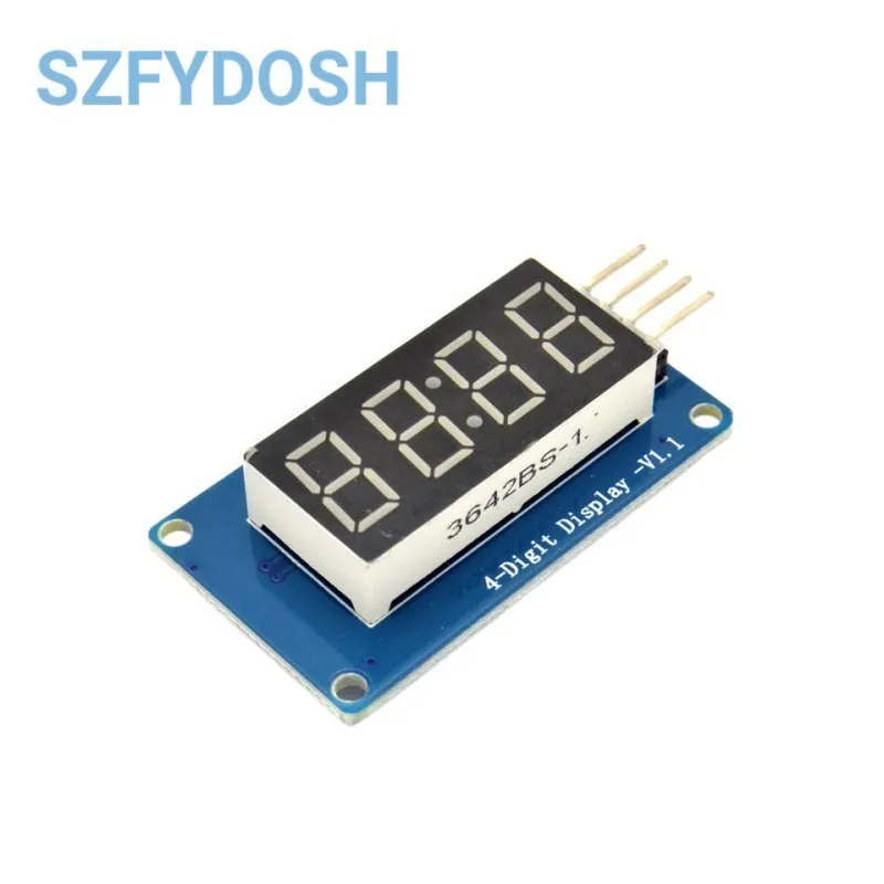 TM1637 LED Display Module For Arduino 7 Segment 4 Bits 0.36Inch Clock RED Anode Digital Tube Four Serial Driver Board Pack