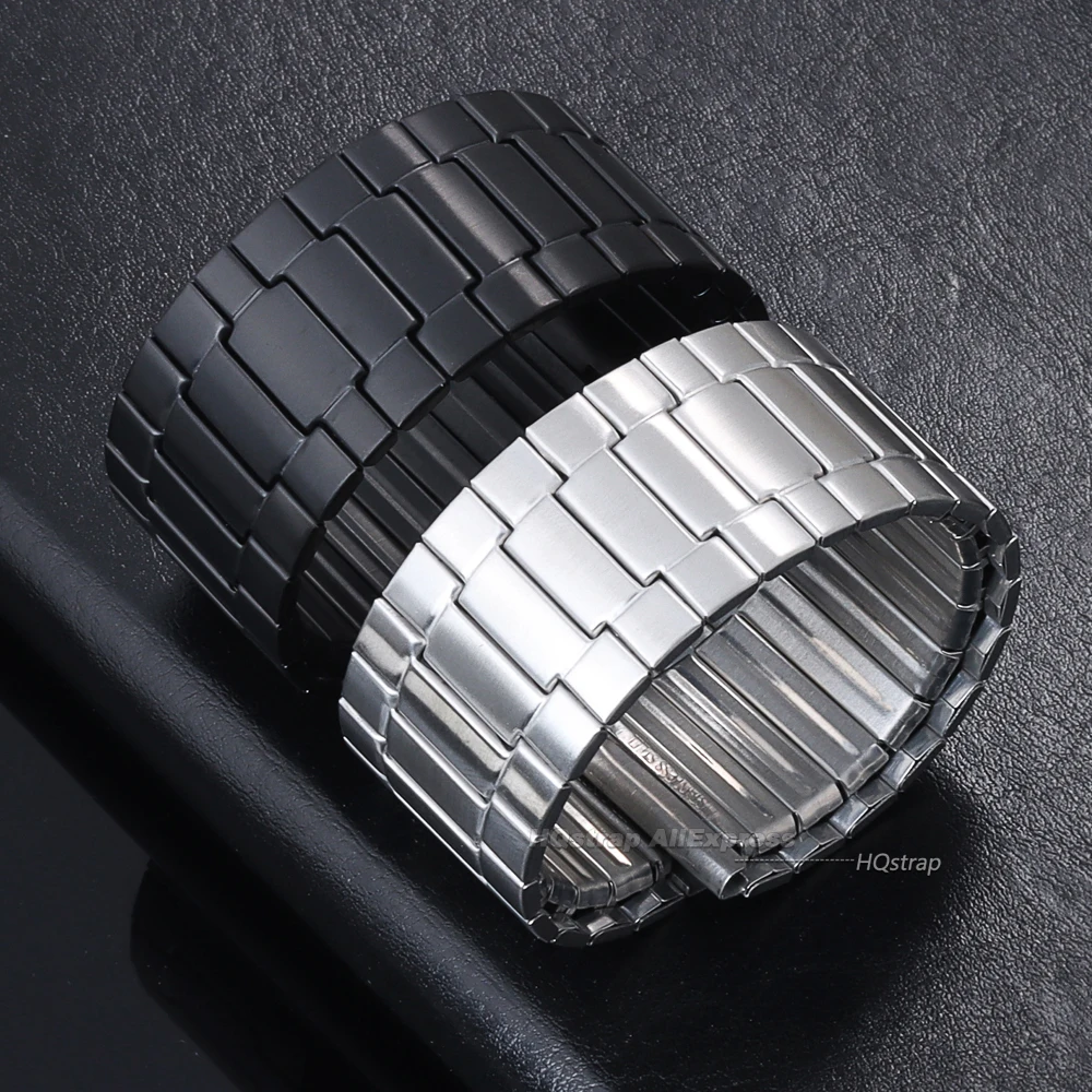 Sem lacuna pulseiras de aço el - Motorola Smartwatch Accessories avaliação e preço