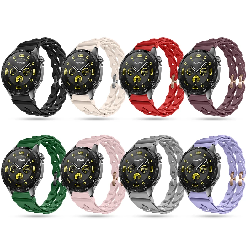 Silicone Strap For Xiaomi Mi Watch 2 Pro Miwatch Color 2 Chain Link Band Sport Men Women Bracelet For Xiaomi Watch S4 S3 S2 S1