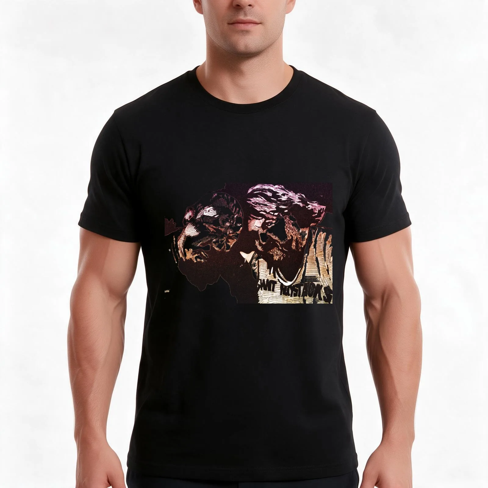 Big Daddy and Giant Haystacks T-Shirt Summer Casual Cotton Tee Oversized Streetwear Tops Vintage Graphic Print 100% Cotton