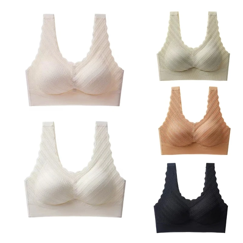 

Women Breathable Non-marking Sleeping Bra for Workouts Shopping and Traveling