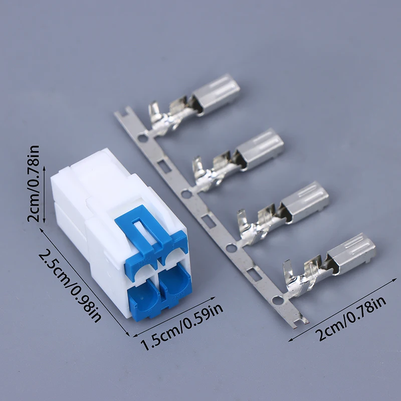 1Set 4-Pin Power Connector Plug Voor Icom IC-7000 IC-7100 IC-7400 IC-7600 YAESU FT-450 KENWOOD TS-480 Radio DIY Kabel Plug