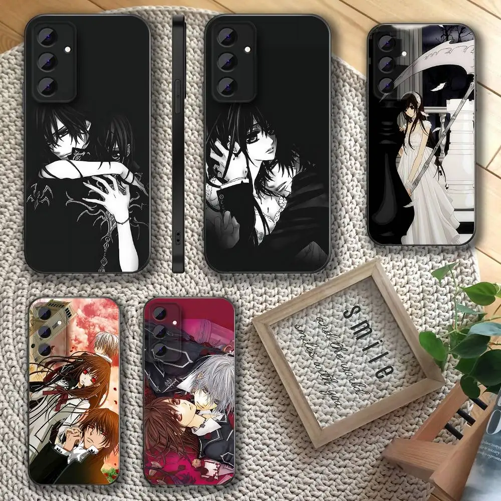

Vampire Knight Phone Case For Samsung S 25,24,23,22,30,21,10,9,Ultra,Plus,Lite,FE,4,5 G Soft Black Case