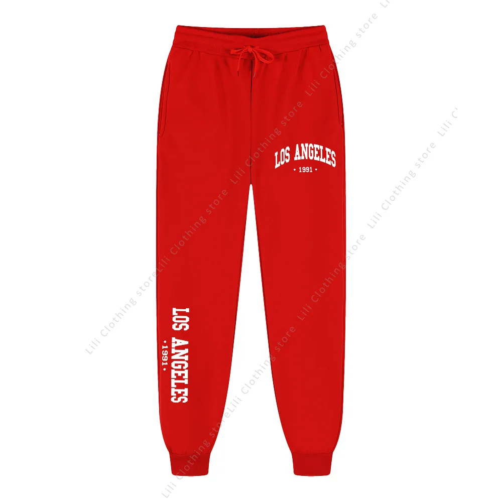 Pantaloni da jogging per donna Pantaloni Los Angeles Stampa Autunno Inverno Vendita calda Sport Outdoor Corsa Moda Pantaloni sportivi Pantaloni da donna