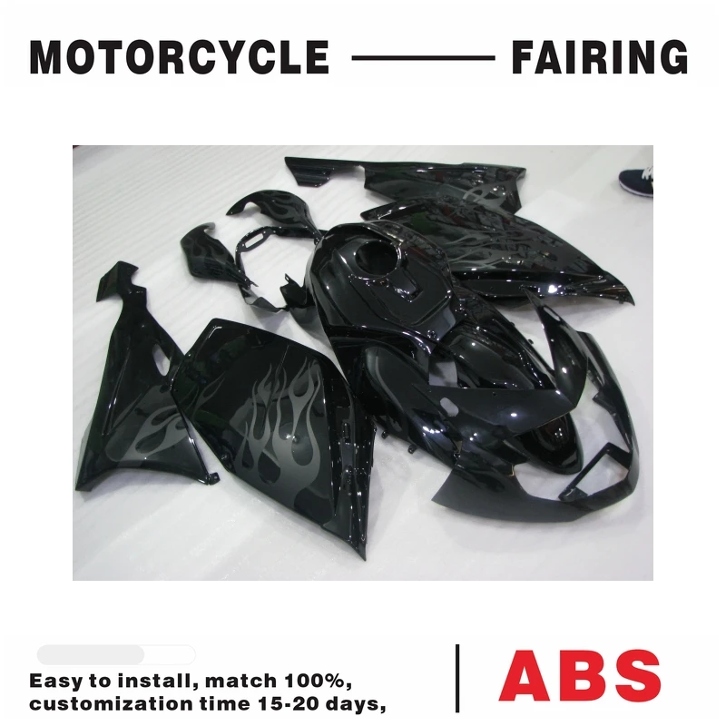 Black flame Complete Fairings For bmw k1200s 2005-2010 Bodywork Injection ABS Plastic Motorcycle Carenes