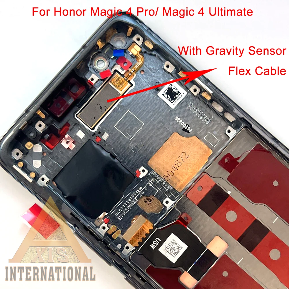 Original OLED For Honor Magic4 Pro LCD Magic 4 Pro LCD Display Screen Touch Panel For Honor Magic4 Ultimate Prestige LCD Frame