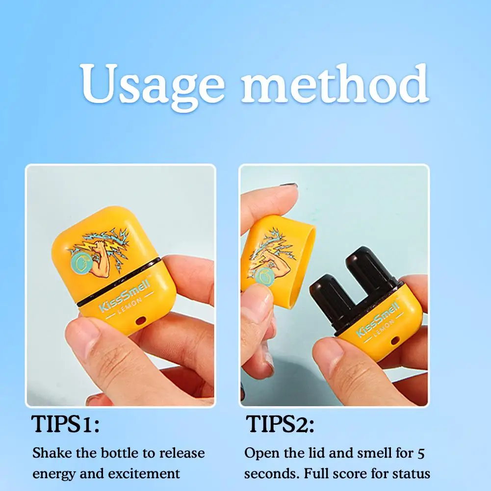 Nasal Stick Inhaler Double Hole Portable Aromatherapy Stick Nasal Inhaler Provides Fresh Cooling Sensation Enhance Mental Clarit