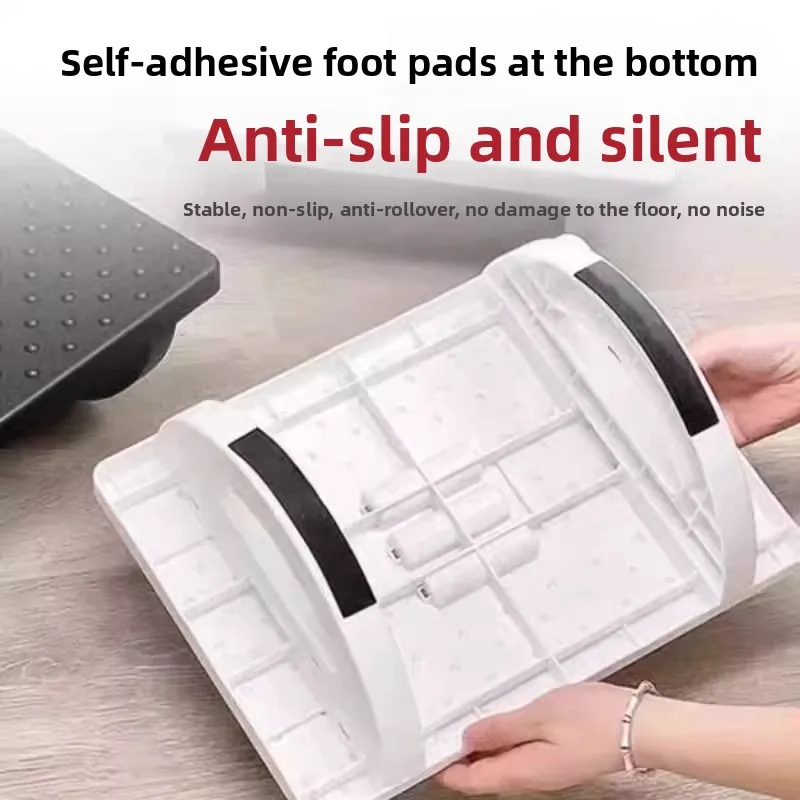 オフィス用ペダルスツール、足踏み防止、家庭用携帯性、デスク用フットレスト、リビングルーム家具、リポサピエ、エスクリトリオ、フットスツール