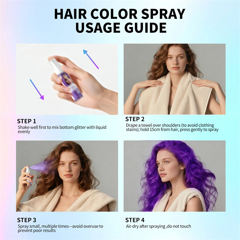 Temporary Hair Color Spray Hai - đánh giá và giá Hair Spray Color
