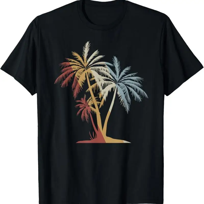 

Винтажная футболка в стиле ретро Palm Trees