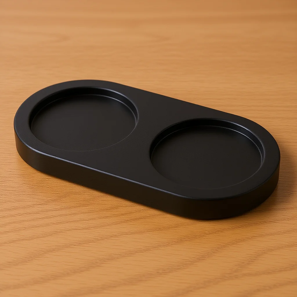 

Wooden Pepper Storage Tray Stable Smooth Surface Multi Function Kitchen Tray Holder Bottle Base Condiment Coaster