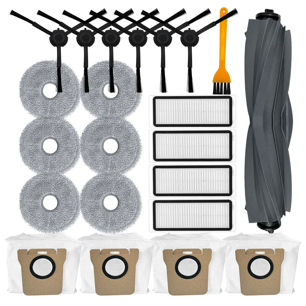 For Dreame Bot X20 Pro Dust Bags Hepa Filters Main Brush Side Brush Mop Pad For Dreame Bot L20 Ultra/L30 Ultra Mop Holder