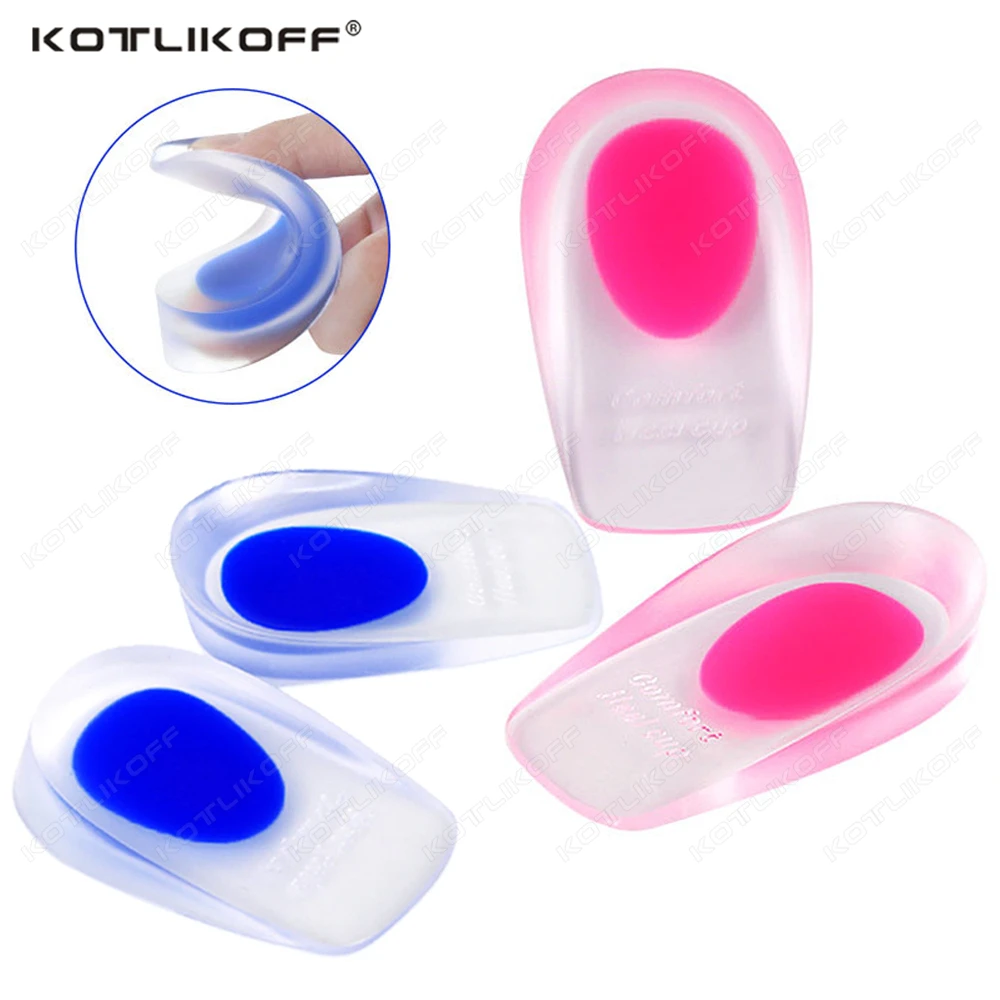 1/2 Paar Gel-Einlegesohlen aus Silikon für Männer und Frauen, halbe Kissen-Einlegesohlen, Linderung von Fußschmerzen, Spur-Unterstützung, Schuhpolster, High-Heel-Einlagen